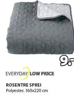 Jysk Rosentre sprei aanbieding