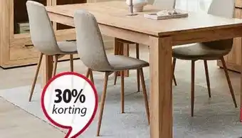 Jysk Lintrup tafel + bistrup stoelen aanbieding