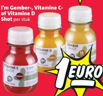 Nettorama I'm gember-, vitamine c of vitamine d shot per stuk aanbieding