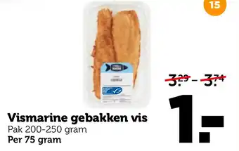 Coop Vismarine gebakken vis aanbieding