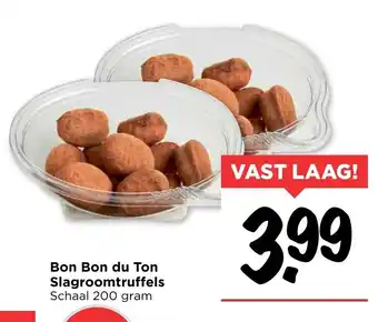 Vomar Voordeelmarkt Bon Bon du Ton Slagroomtruffels 200g aanbieding