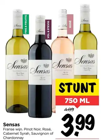 Vomar Voordeelmarkt Sensas 750ml aanbieding