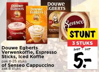 Vomar Voordeelmarkt Douwe Egberts Koffie 3st aanbieding