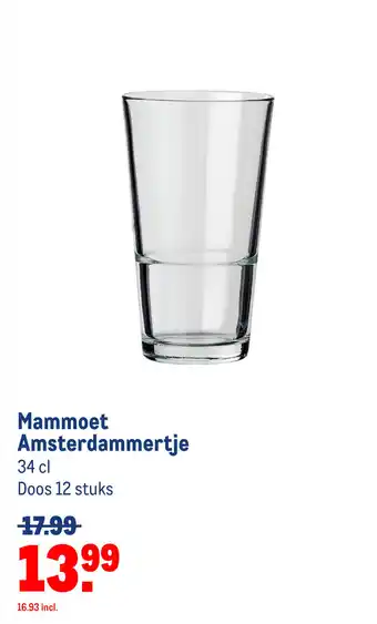 Makro Mammoet Amsterdammertje 34 cl aanbieding