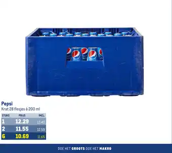 Makro Pepsi aanbieding