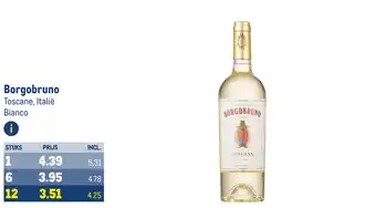 Makro Borgobruno aanbieding