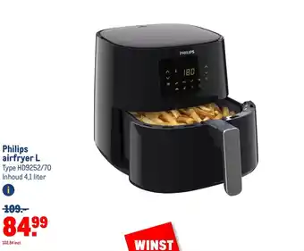 Makro Philips airfryer L aanbieding