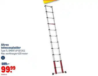 Makro Altrex telescoopladder aanbieding