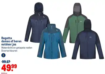 Makro Regatta dames of heren outdoor jas aanbieding