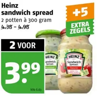 Poiesz Heinz sandwich spread aanbieding
