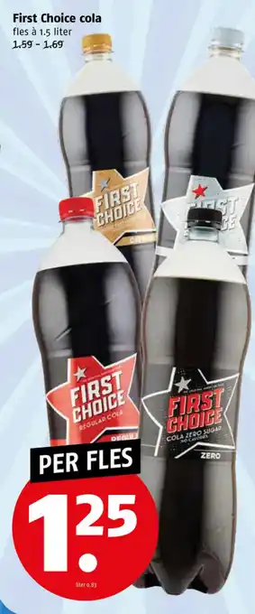 Poiesz First Choice cola aanbieding