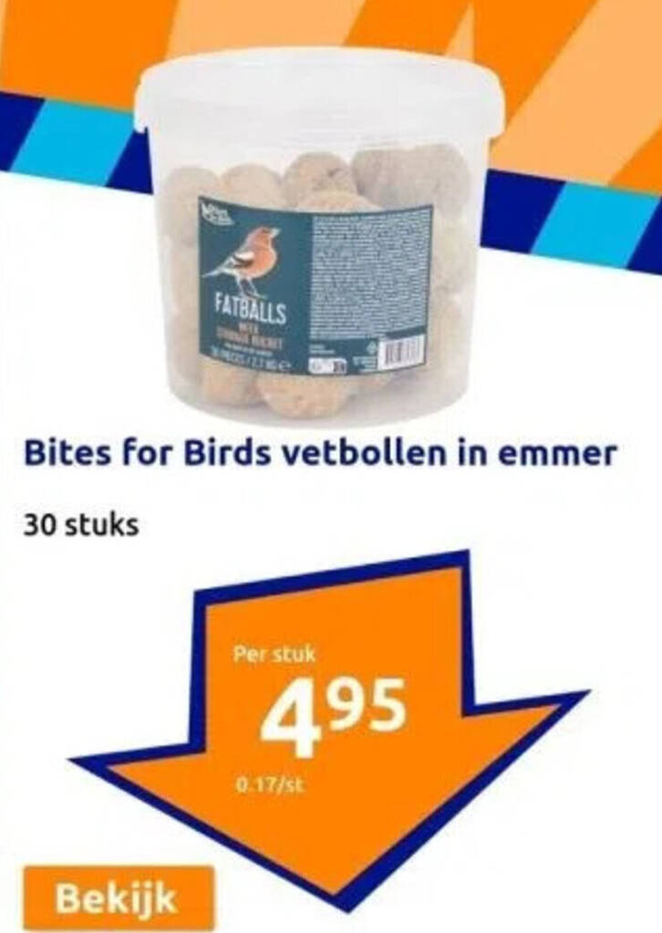 Intratuin vetbollen met insecten 6 stuks aanbieding bij Intratuin Intratuin vetbollen met insecten 6 stuks aanbieding bij Intratuin