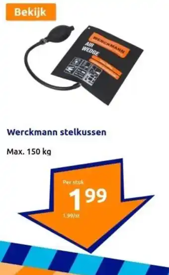 Action Werckmann stelkussen aanbieding