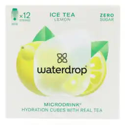 De Online Drogist Waterdrop ice tea lemon microdrink hydration cubes 12st aanbieding