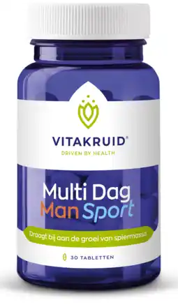 De Online Drogist Vitakruid multi dag man sport tabletten 30tb aanbieding