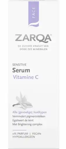 De Online Drogist Zarqa face sensitive serum vitamine c 30ml aanbieding