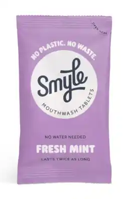 De Online Drogist Smyle mouthwash tablets fresh mint navulling 50tb aanbieding