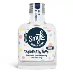 De Online Drogist Smyle tandpasta tabs sweet mint kids 65tb aanbieding