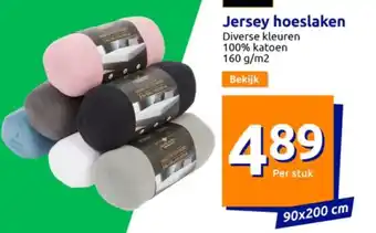 Action Jersey hoeslaken aanbieding