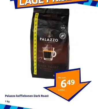 Action Palazzo koffiebonen Dark Roast aanbieding