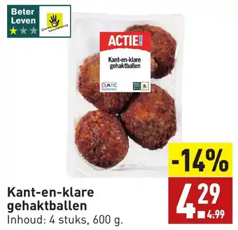 ALDI Kant-en-klare gehaktballen aanbieding