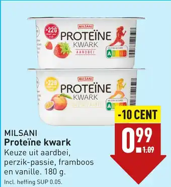 ALDI MILSANI Proteïne kwark aanbieding