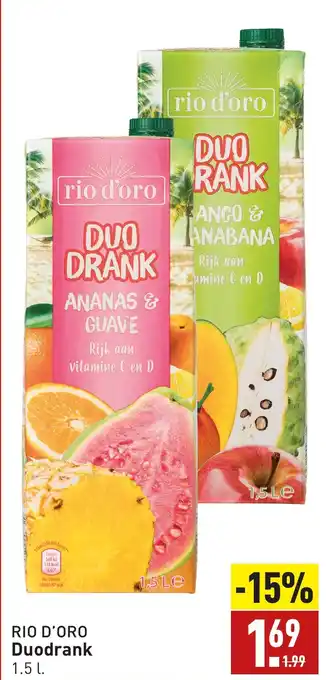 ALDI RIO D'ORO Duodrank aanbieding