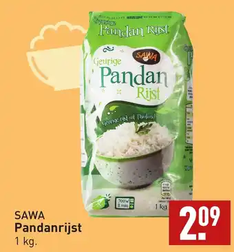 ALDI SAWA Pandanrijst 1 kg. aanbieding