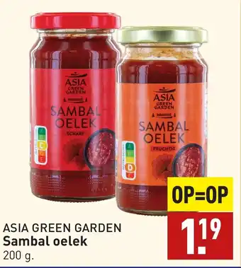 ALDI ASIA GREEN GARDEN Sambal oelek 200g aanbieding