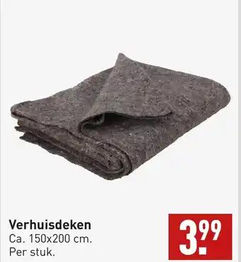 ALDI Verhuisdeken aanbieding