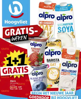 Hoogvliet Alpro aanbieding