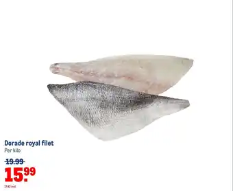 Makro Dorade royal filet aanbieding