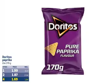 Makro Doritos paprika aanbieding