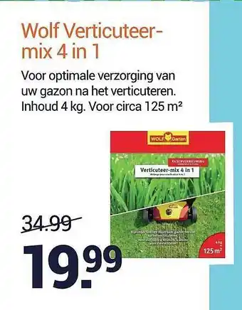 Inter Chalet Wolf Verticuteer mix 4 in 1 aanbieding