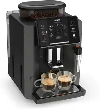 Amazon Krups sensation c50, ea9100810 volautomatische koffiemachine, gebruiksvriendelijk, gemakkelijk te onderhouden, verlichtingswa aanbieding