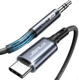 Amazon Jsaux usb c naar 3.5mm audio aux kabel 1m, usb type-c naar 3.5mm jack hoofdtelefoon stereo cord auto voor samsung galaxy s22/ aanbieding