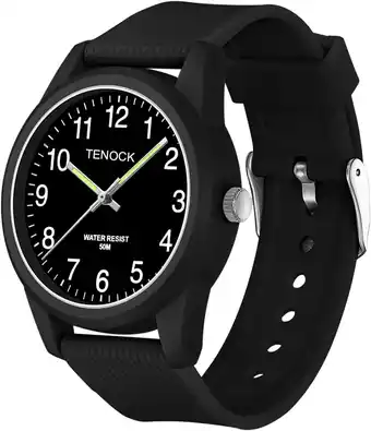 Amazon Tenock analoge kinderhorloges voor jongens meisjes (zwart) aanbieding