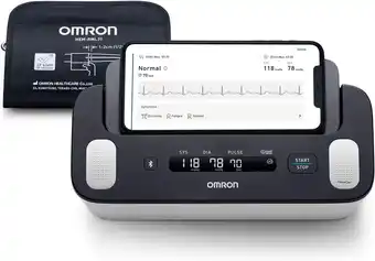 Amazon Omron complete: slimme bloeddrukmeting en ecg voor thuisgebruik, om hypertensie te monitoren en op afib te testen. nu met 1 j aanbieding