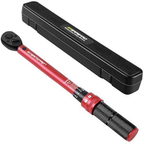 Atsafepro momentsleutel 3/8 inch, 560 nm momentsleutel, klein, ± 3 foutnauwkeurigheid met 72