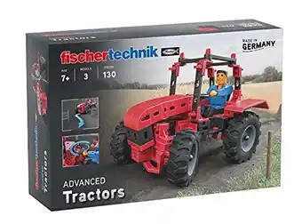 Amazon Fischertechnik 544617 tractor - bouwspeelgoed vanaf 7 jaar - 3 landbouwmodellen op het gebied van tractor - de voertuigen van aanbieding