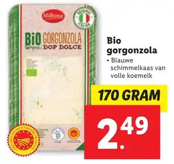 Lidl Bio gorgonzola 170g aanbieding