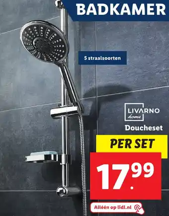 Lidl LIVARNO home Doucheset aanbieding