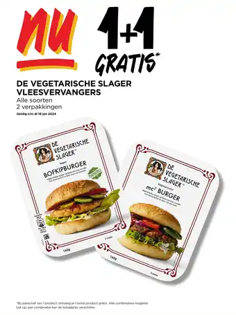 Jumbo DE VEGETARISCHE SLAGER VLEESVERVANGERS aanbieding