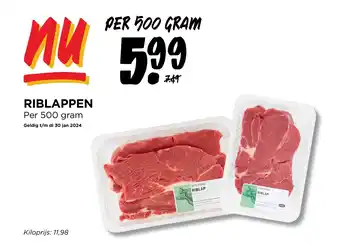 Jumbo RIBLAPPEN 500g aanbieding