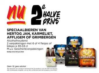 Jumbo SPECIAALBIEREN VAN HERTOG JAN, KARMELIET, AFFLIGEM OF GRIMBERGEN aanbieding