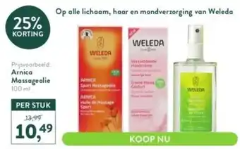 Holland & Barrett Op alle lichaam, haar en mondverzorging van Weleda aanbieding