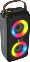 Bol.com Denver bluetooth speaker draadloos - lichteffecten - muziek box - aux - tws pairing - btv230 - zwart aanbieding