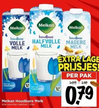 Vomar Voordeelmarkt Melkan Houdbare Melk aanbieding