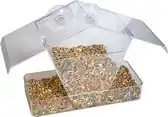 Bol.com Duvo+ raamvoederhuis bilbao - tuinvogels - transparant - 24x9x15cm aanbieding