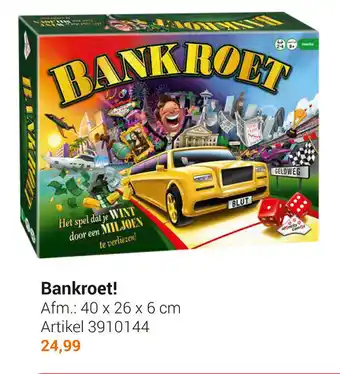 Lobbes Bankroet! 40 x 26 x 6 cm aanbieding